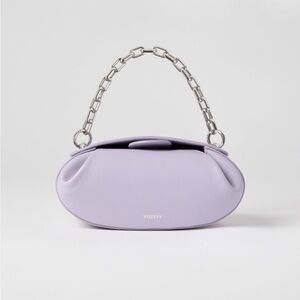 Yuzefi Pastel Purple Shoulder Bag with Chain Handle